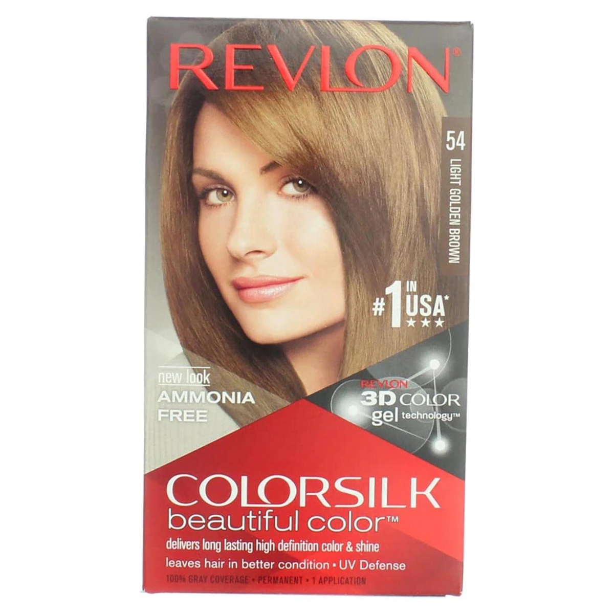Revlon Colorsilk Hair Color Light Golden Brown 54  