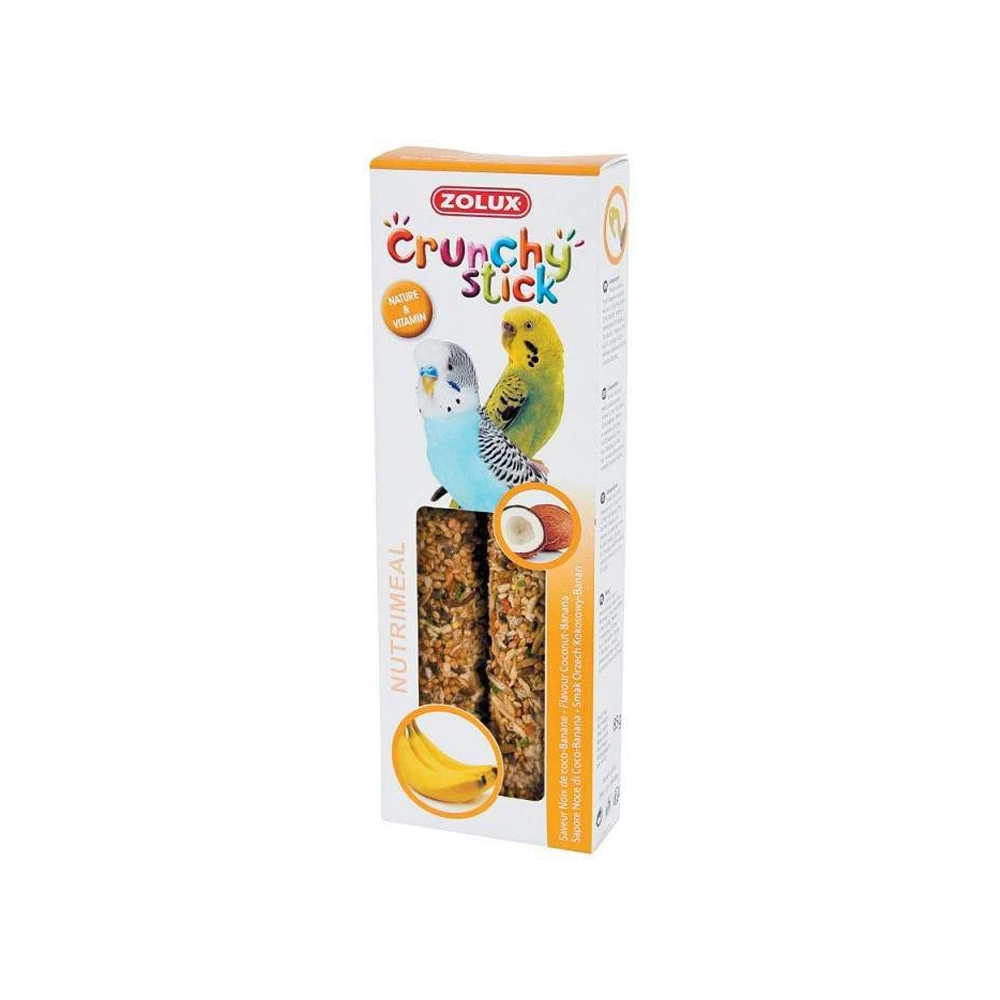 Zolux Crunchy Stick For Parakeet Coconut and Banana 85 g