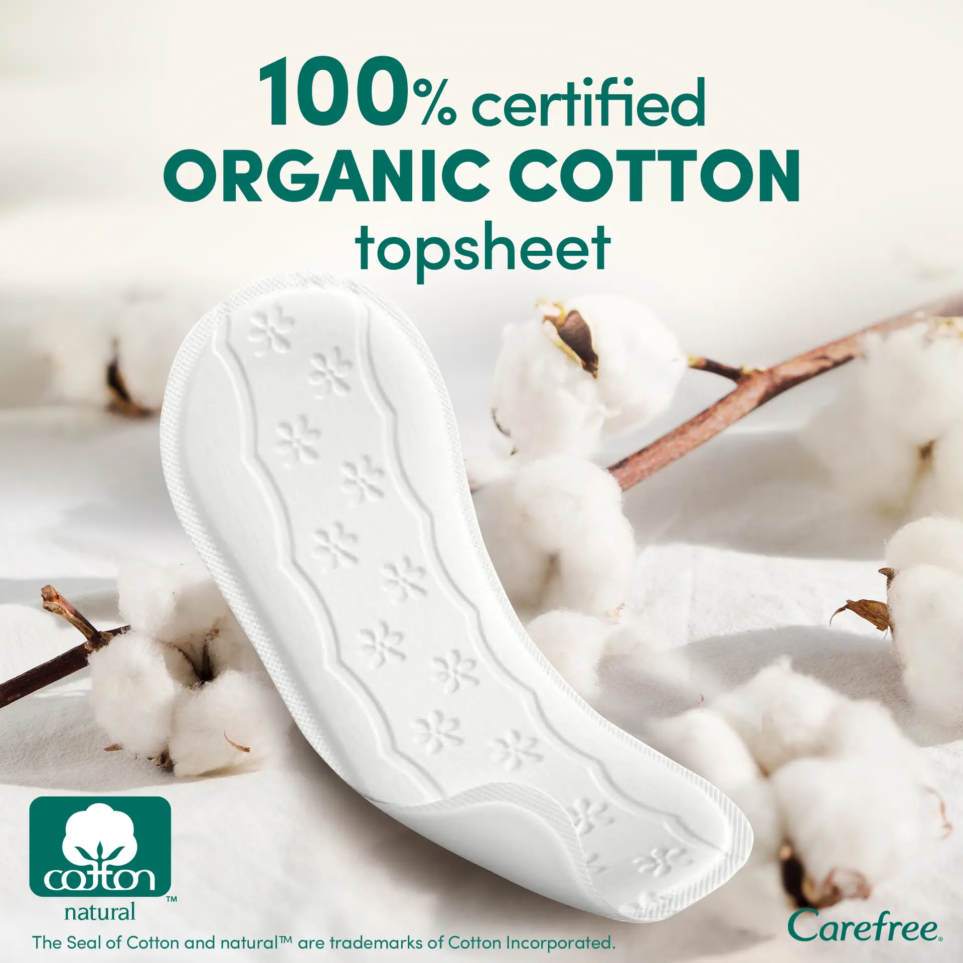 Carefree Organic Cotton Topsheet Normal 30 pcs - view 5