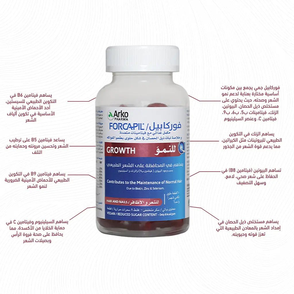 Arkopharma Forcapil Gummies 60 Pieces - view 9