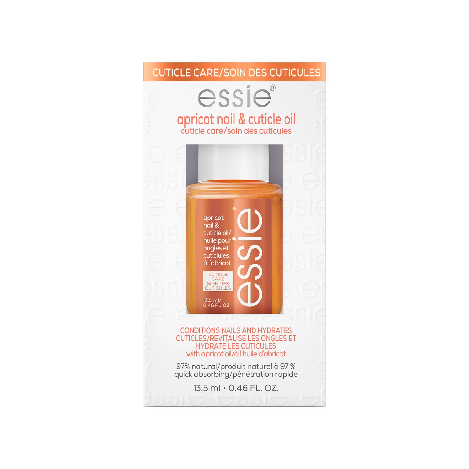 Essie Apricot Nail & Cuticle Oil Clear 13.5 ml - view 3