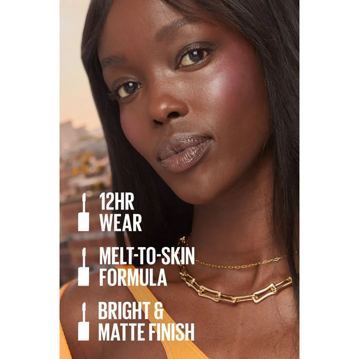Maybelline Sunkisser Hazy Matte Blush Matte Finish 35 Spritzy Orange - view 4