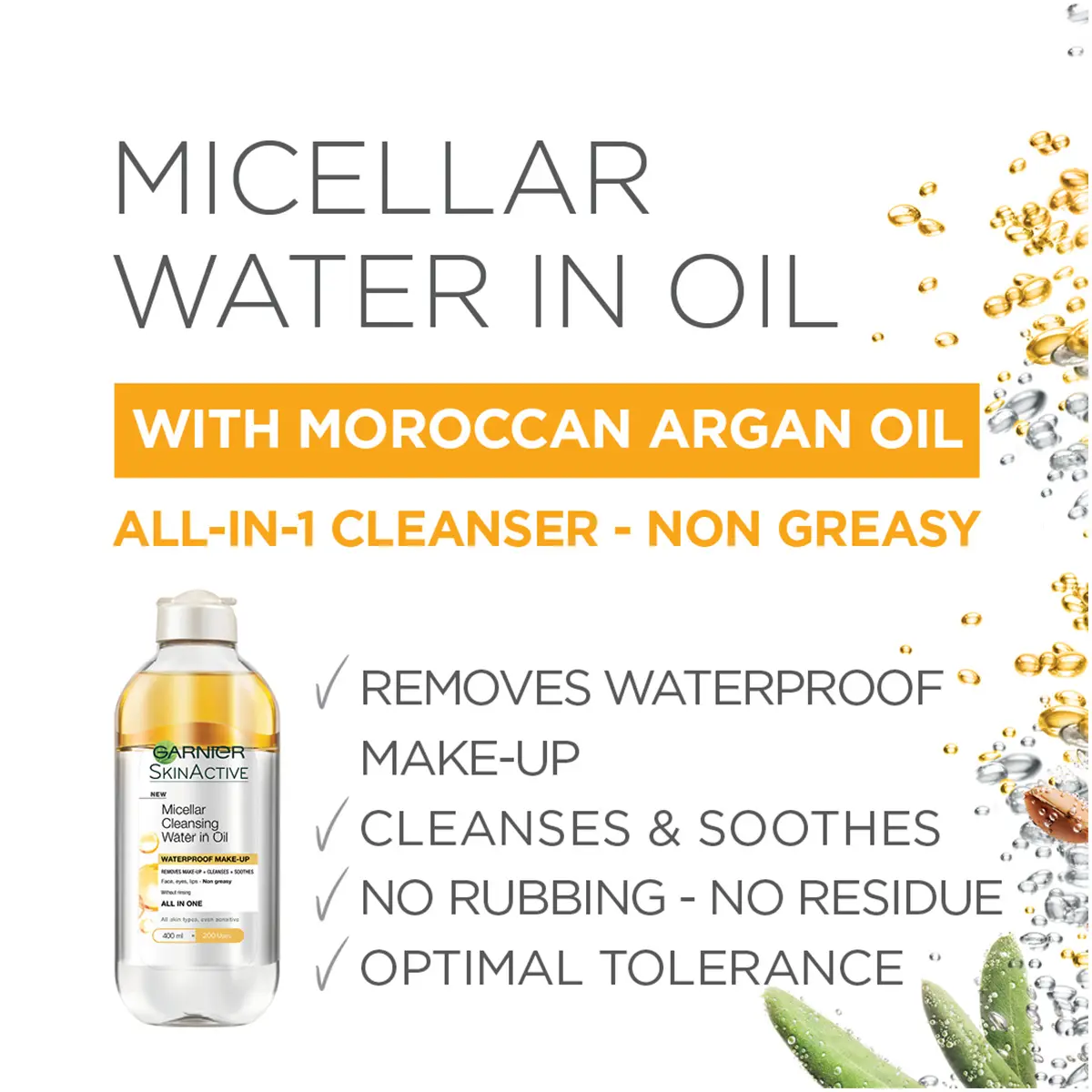Garnier Make Up Removal Micella Oil 400 ml - view 4