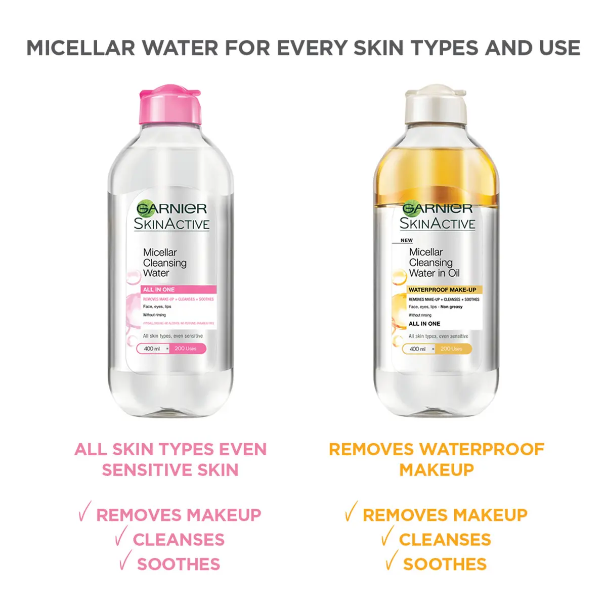 Garnier Make Up Removal Micella Oil 400 ml - view 6