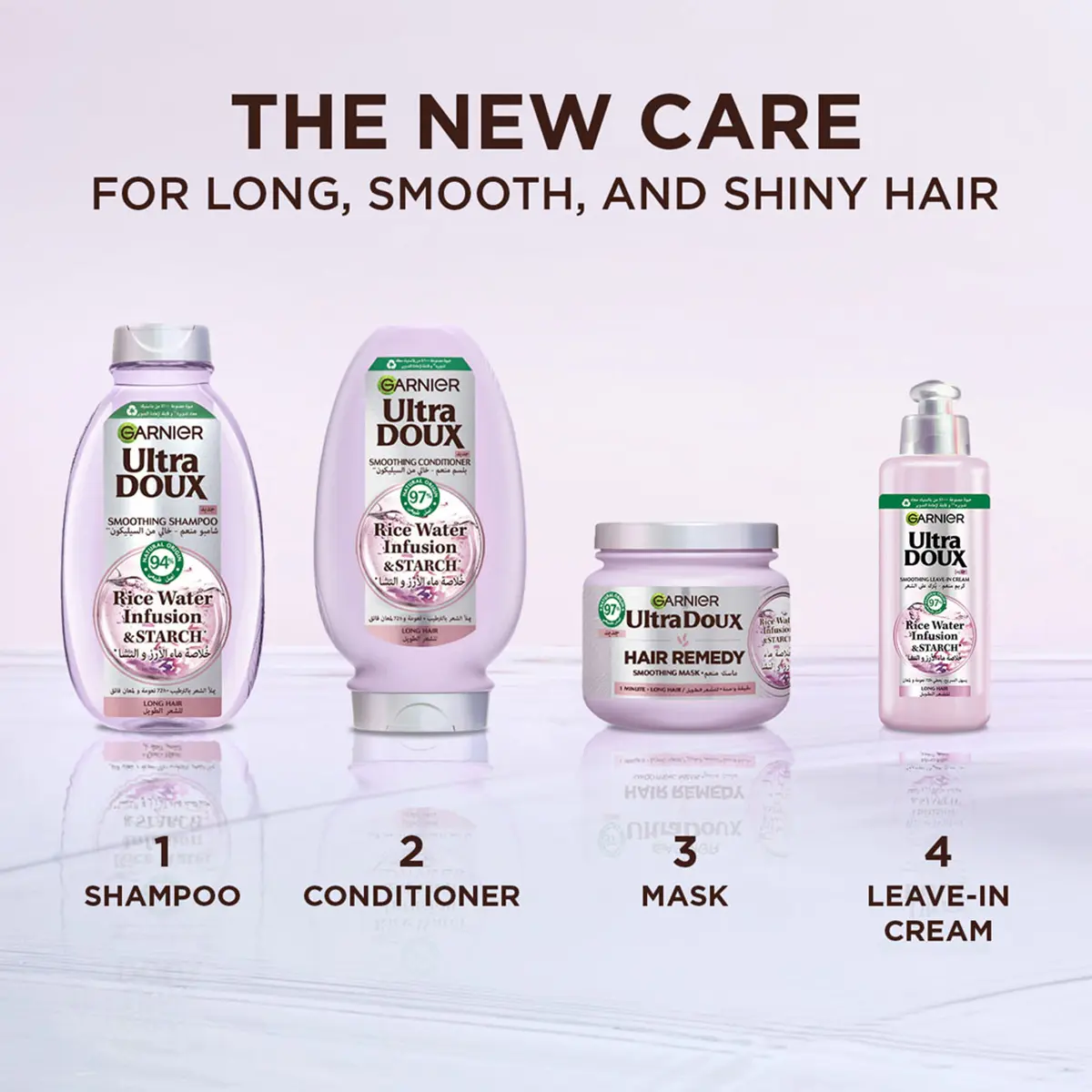 Garnier Ultra Doux Rice Water & Starch Leave-In Cream 200ml - view 5