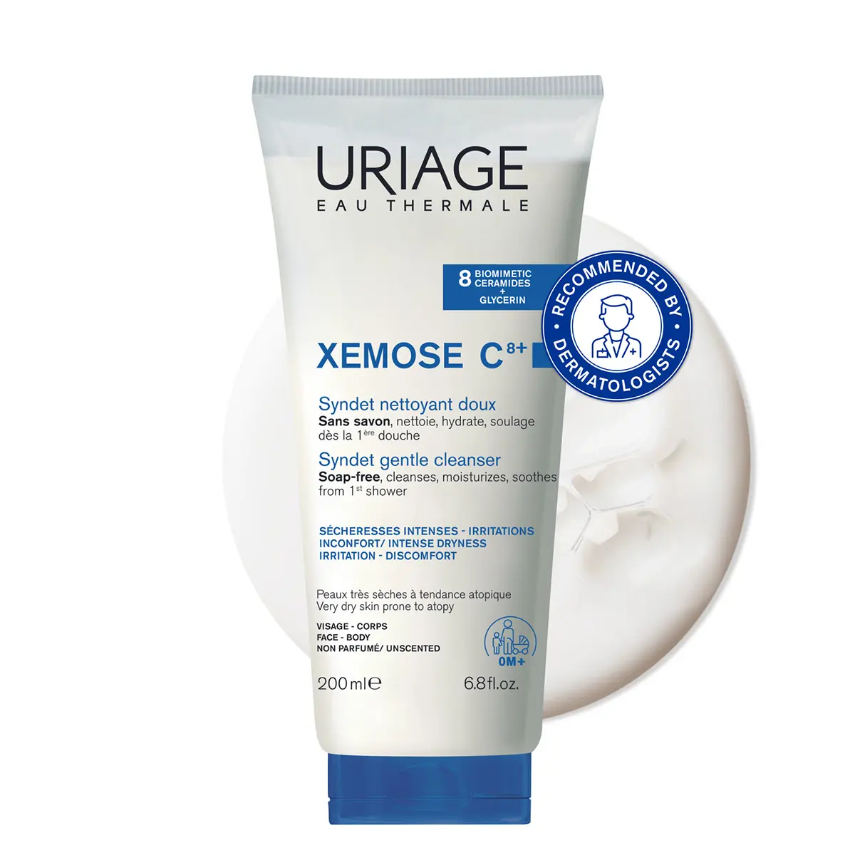 Uriage Xemose Gentle Cleansing For Very Dry Skin 200 ml - view 8