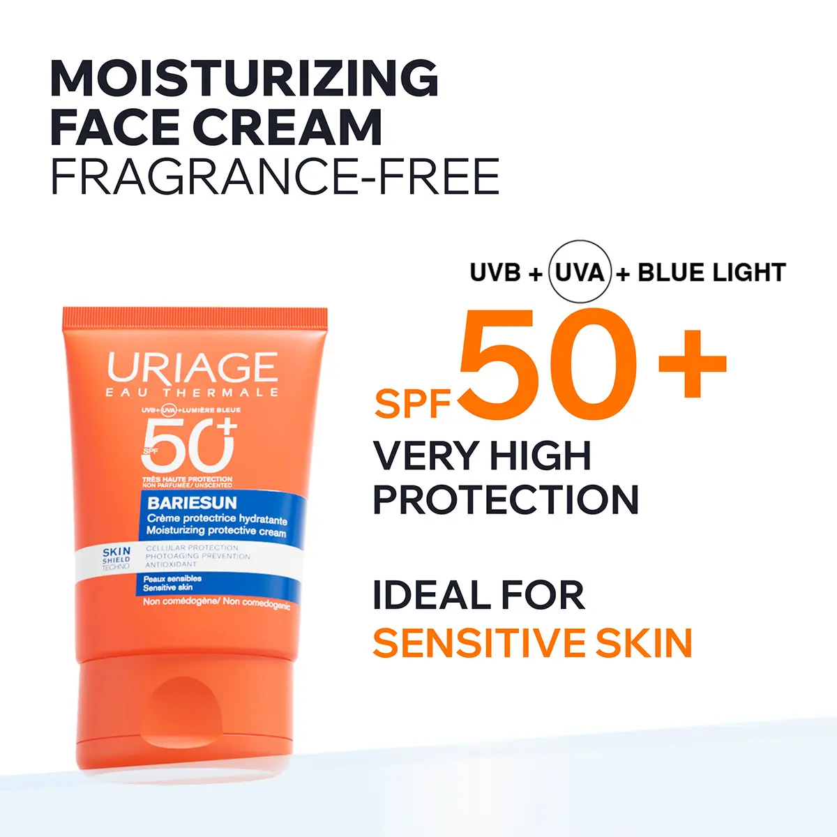 Uriage Bariesun Fragrance-Free Cream SPF50+ 50 ml - view 3