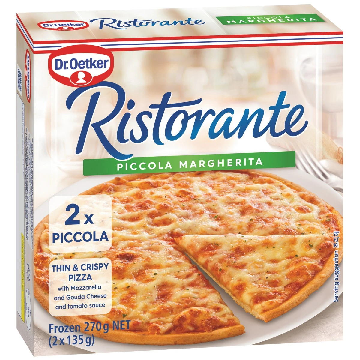Dr.Oetker Ristorante Piccola Pizza Frozen Margherita Pack 270gm