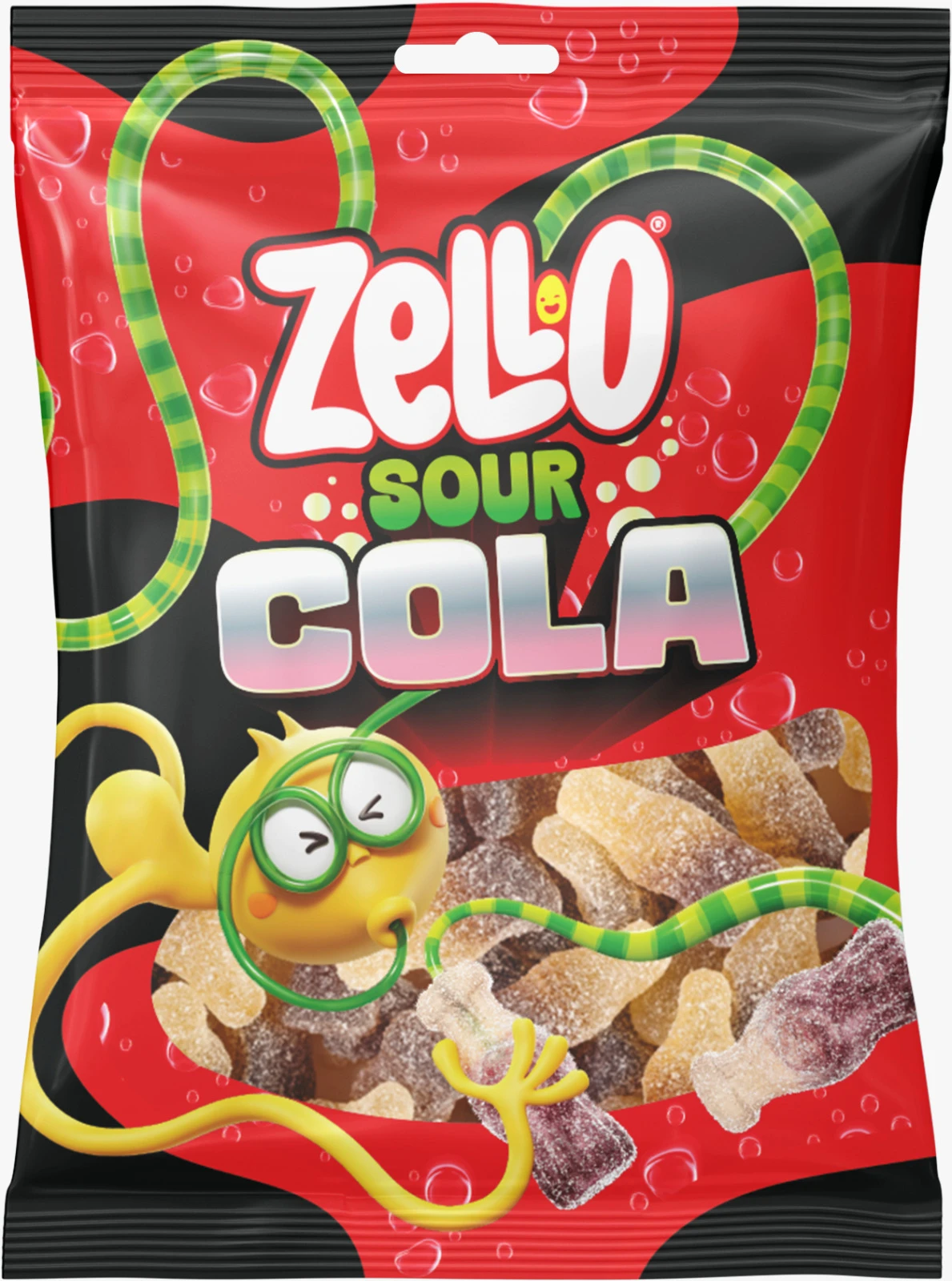 Zello Jelly Candy Sour Cola  80 gm