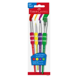 Faber Castell Brush Set Soft Touch Classic Colors 4 pcs