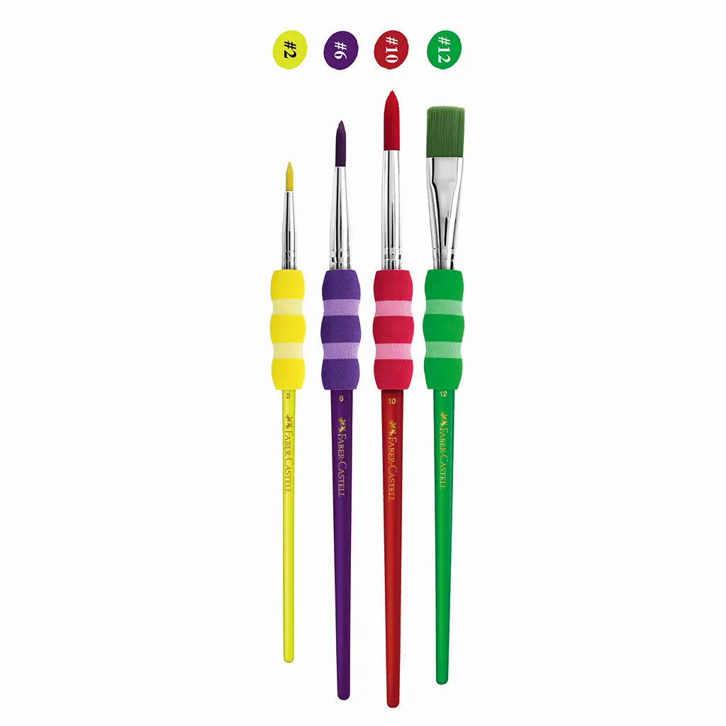 Faber Castell Brush Set Soft Touch Classic Colors 4 pcs - view 2