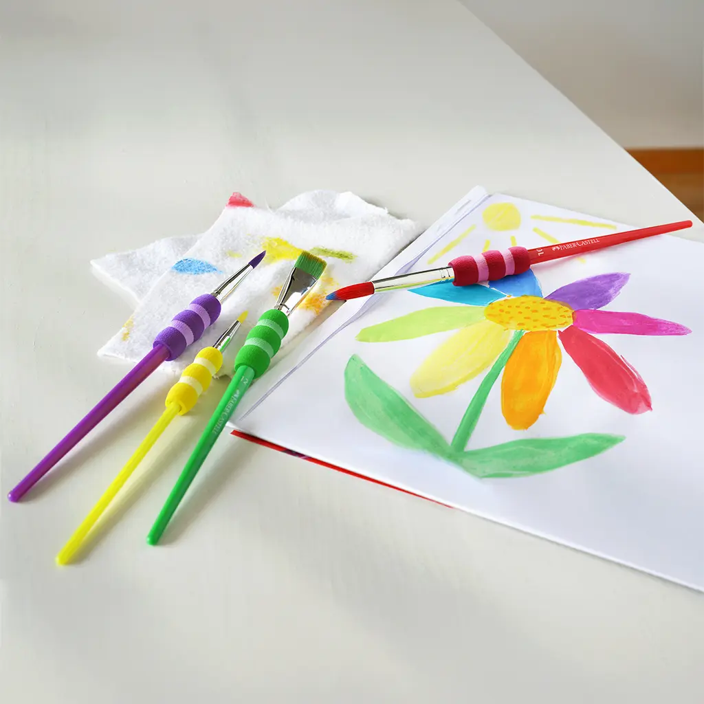 Faber Castell Brush Set Soft Touch Classic Colors 4 pcs - view 3