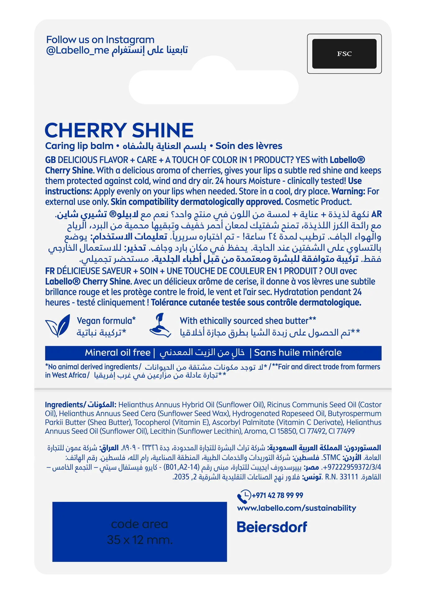 Labello Lip Care Cherry 5.5 ml - view 5