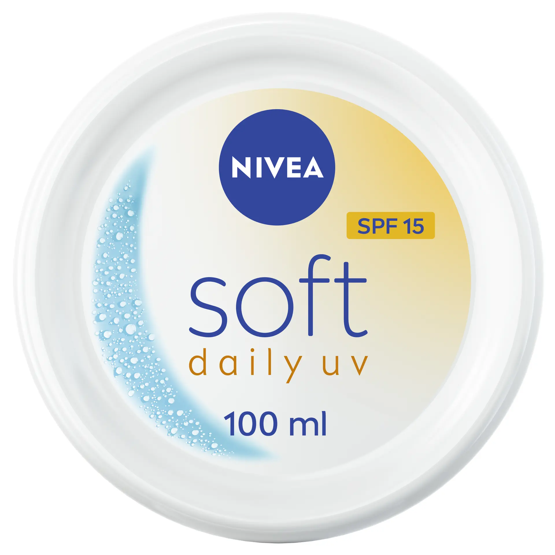 Nivea Soft Daily UV Protection with SPF15 Moisturizing Cream for Body Hand and Face Jar 100 ml - view 1