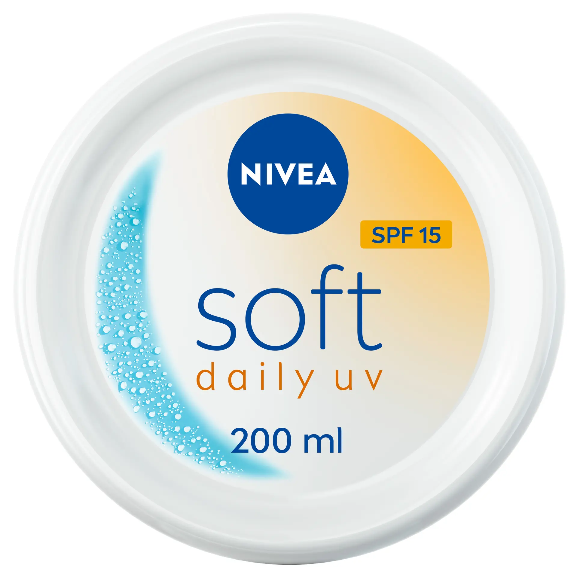 Nivea Soft Daily UV Protection with SPF15 Moisturizing Cream for Body Hand and Face Jar 200 ml - view 1