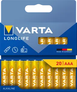 Varta Battery Longlife AAA Bli 20 pcs