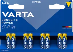 Varta Battery Longlife Power AAA Bli 8 pcs