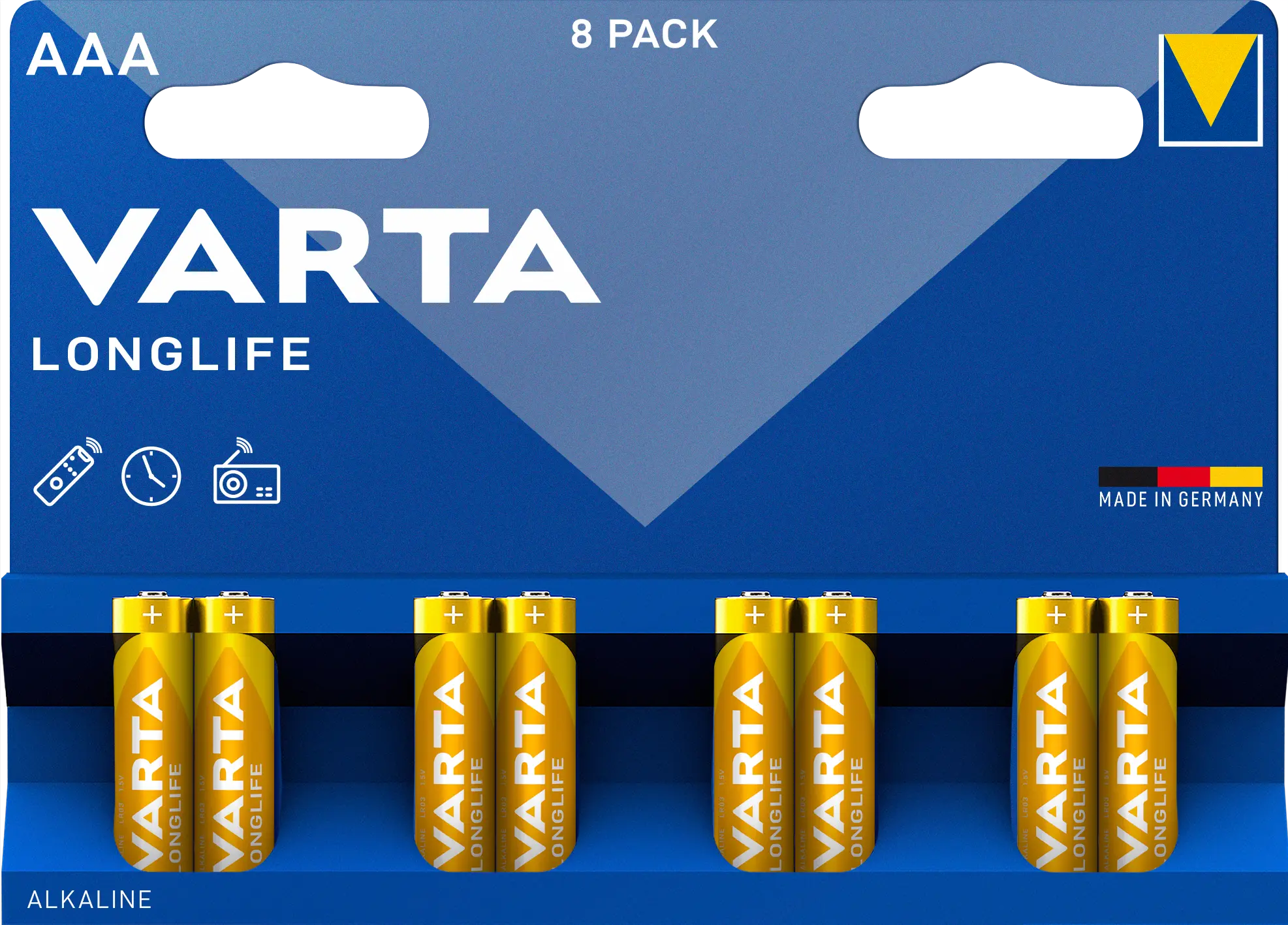Varta Battery Longlife AAA   Bli 8 pcs - view 1