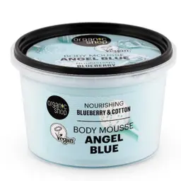 Organic Shop Body Mousse Angel Blue Blueberry And Cotton 250 ml