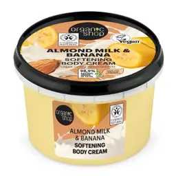 Organic Shop Body Cream Softening Almond Milk And Banana 250 ml