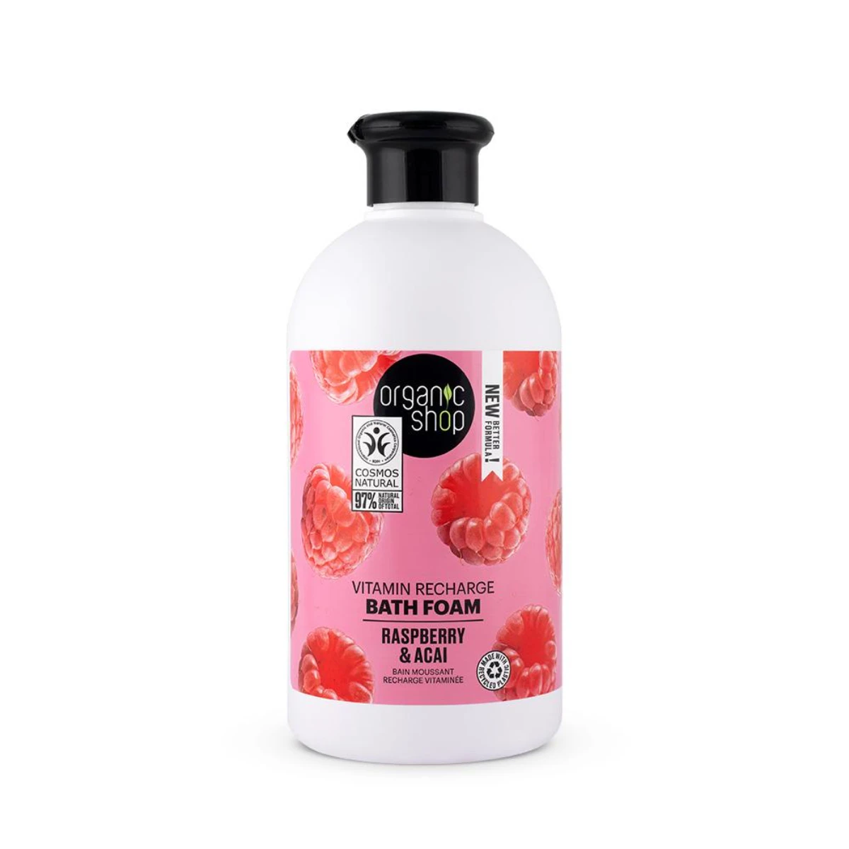 Organic Shop Bath Foam Vitamin Recharge with Berry Joy 500 ml