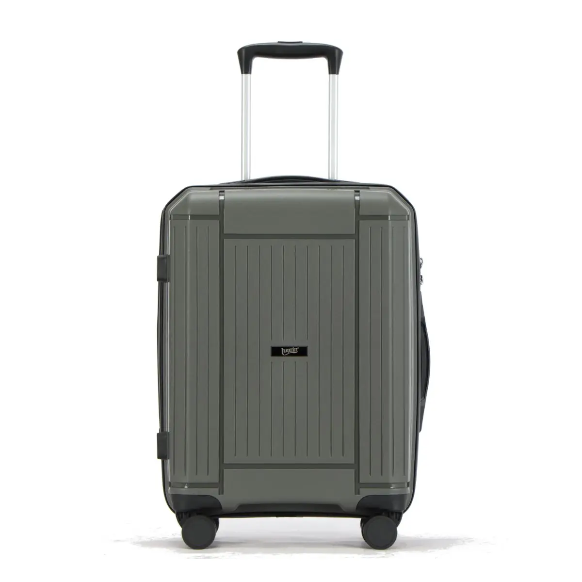 Lugain Luggage Set 3 pcs Hard Shell Suitcase PP Material Bilt In Lock 360 Silent Double Wheel Gray Color (20 24 28)  - view 1