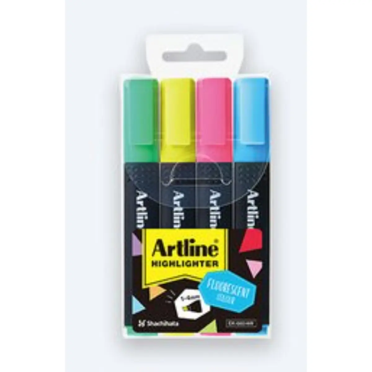Artline Standard Highlighter Chisel Style  Set Of 4 Pens  - view 1