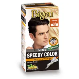Bigen Mens Speedy Color Dark Brown 103