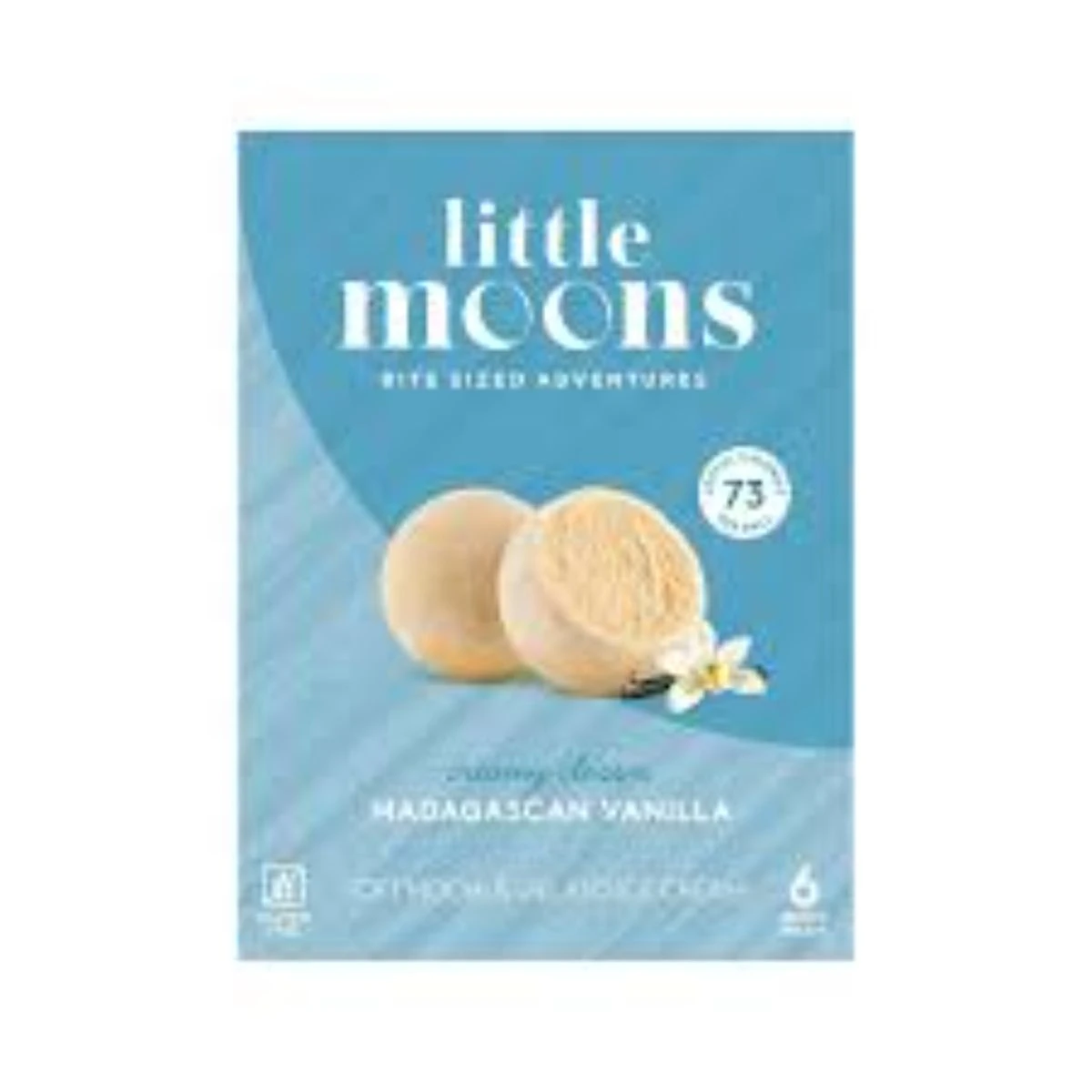 Little Moons Ice Cream Mochi Madagascan Vanilla Gluten Free 192 gm