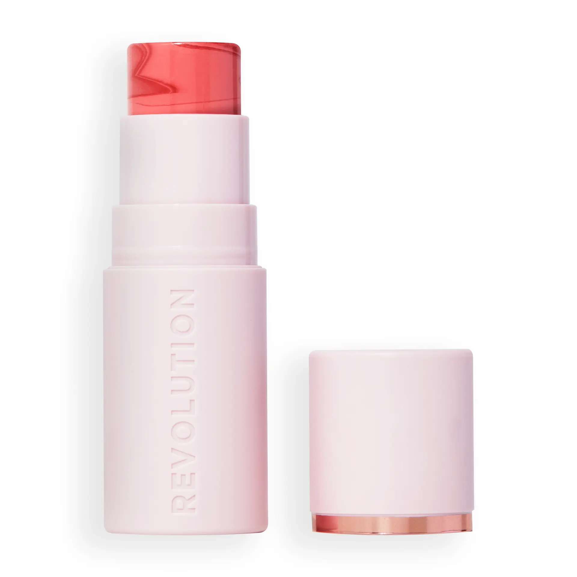 Revolution Skin Silk Blush Stick Rose Nude Pink - view 1