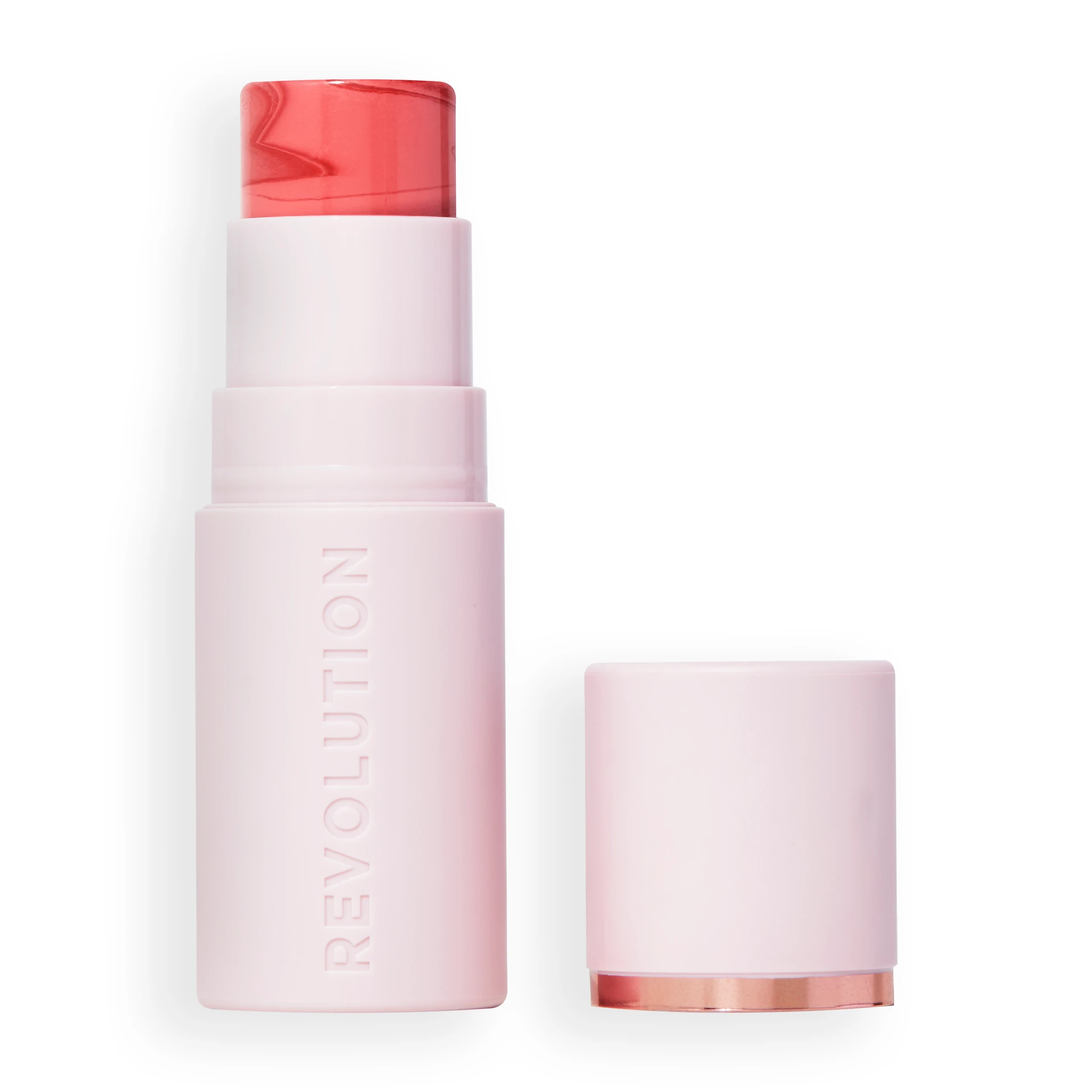 Revolution Skin Silk Blush Stick Rose Nude Pink