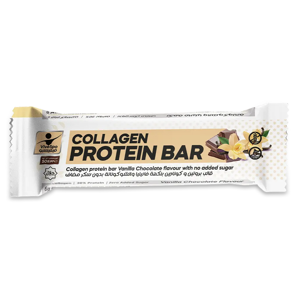 ViveSpo Collagen  Protein Bar Choco and Vanilla Flavour No Added Suger  50 gm - view 4