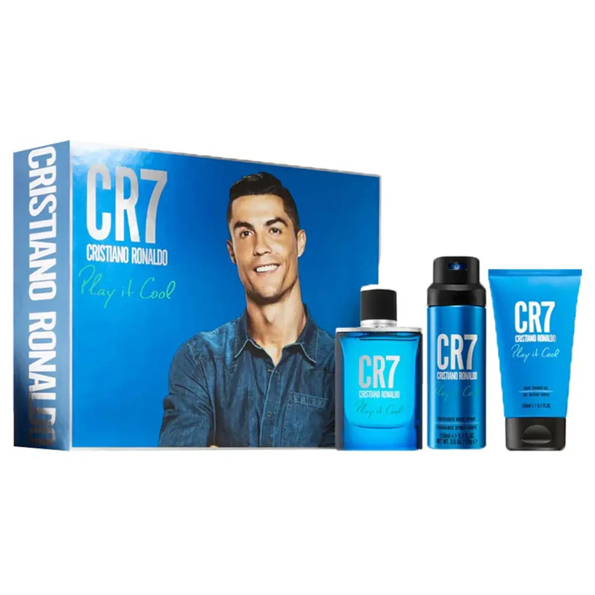Cristiano Ronaldo Gift Set Play It Cool Perfum 100 ml EDT & Body Spray 150 ml & Shower Gel 150 ml - view 2