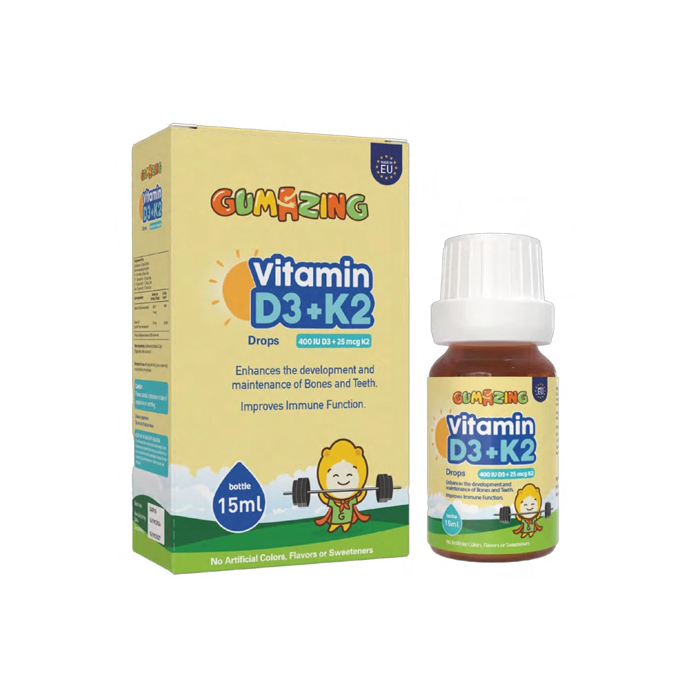 Gumazing D3 + K2 Drops 15 ml