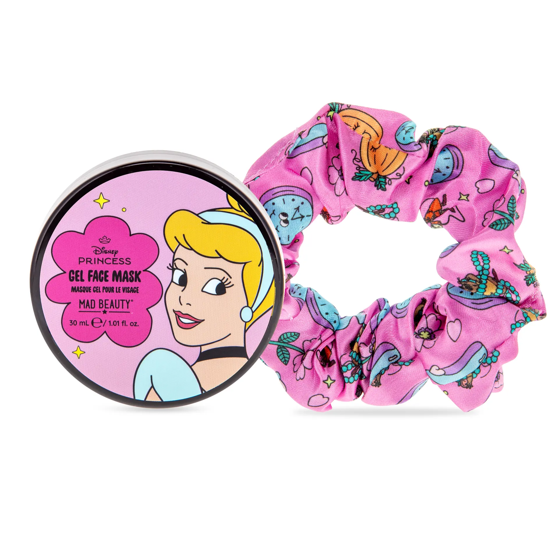 Mad Beauty Disney Princess Gel Face Mask And Scrunchie Set Cinderella - view 2