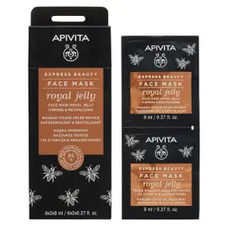 Apivita Express Beauty Face Mask Royal Jelly 6 pcs 8 ml