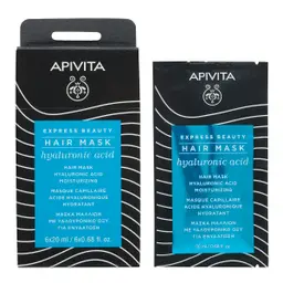 Apivita Express Beauty Hair Mask Hyaluronic Acid Moisturizing 6 pcs 20 ml