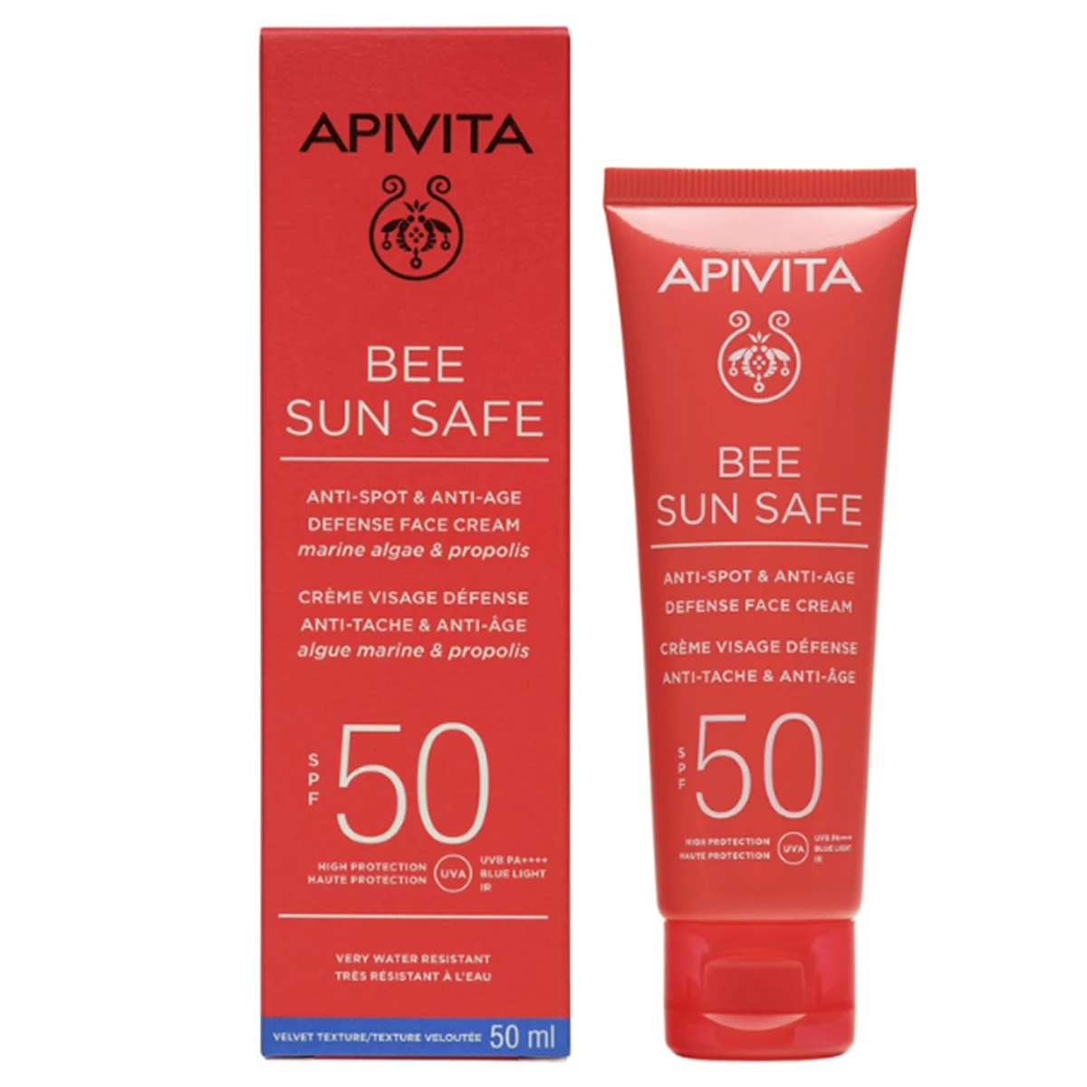 Apivita Sun Anti Spot And Anti Age Sunscreen SPF 50 50 ml