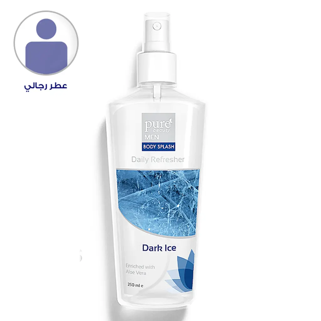 Pure Beauty Men Body Splash Dark Ice 250ml - view 2