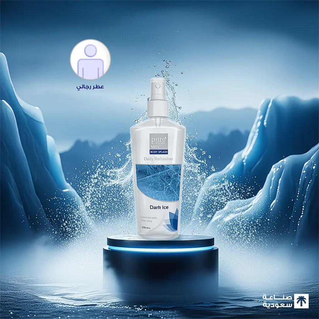 Pure Beauty Men Body Splash Dark Ice 250ml - view 5