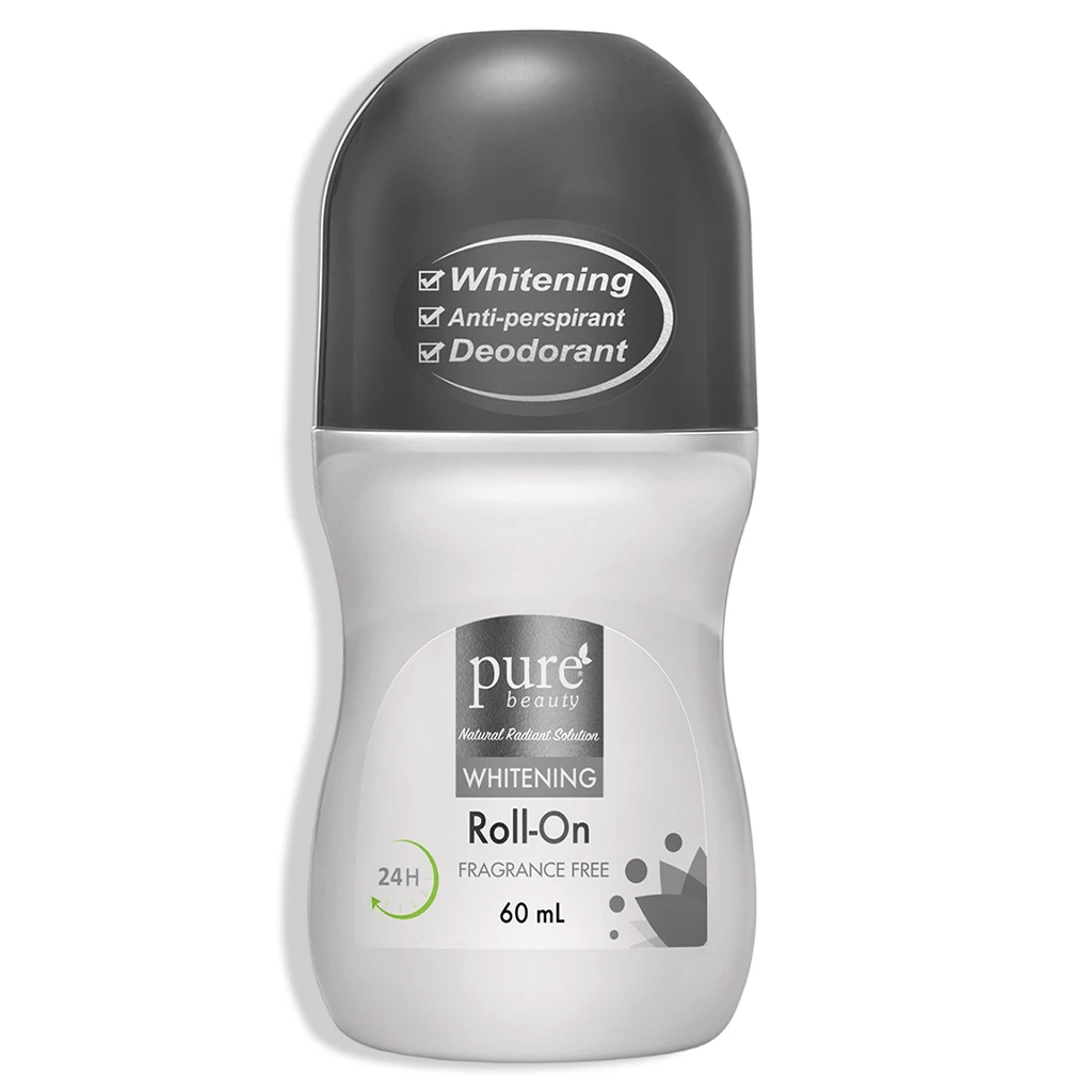 Pure Beauty Whitening Roll-On Fragrance Free 60 ml