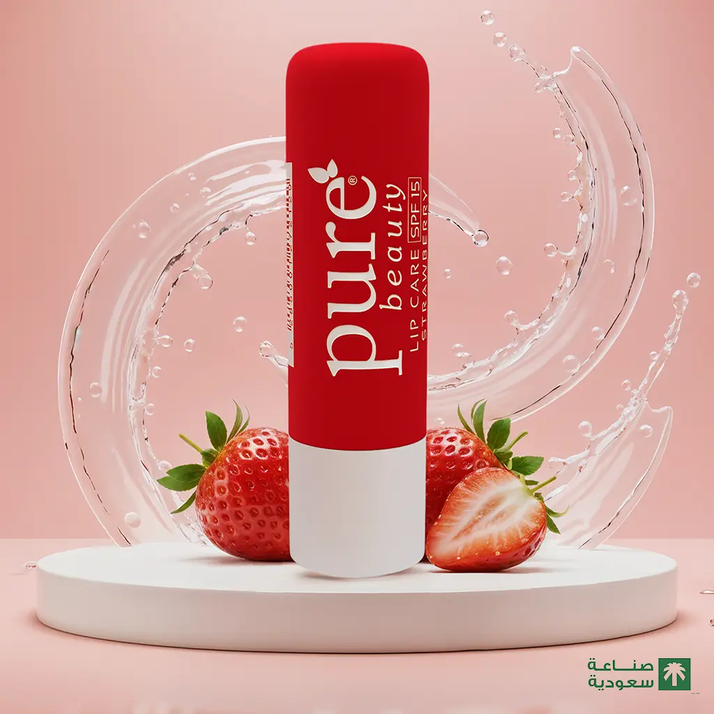 Pure Beauty Lip Balm Strawberry Spf15 4.2 gm - view 5