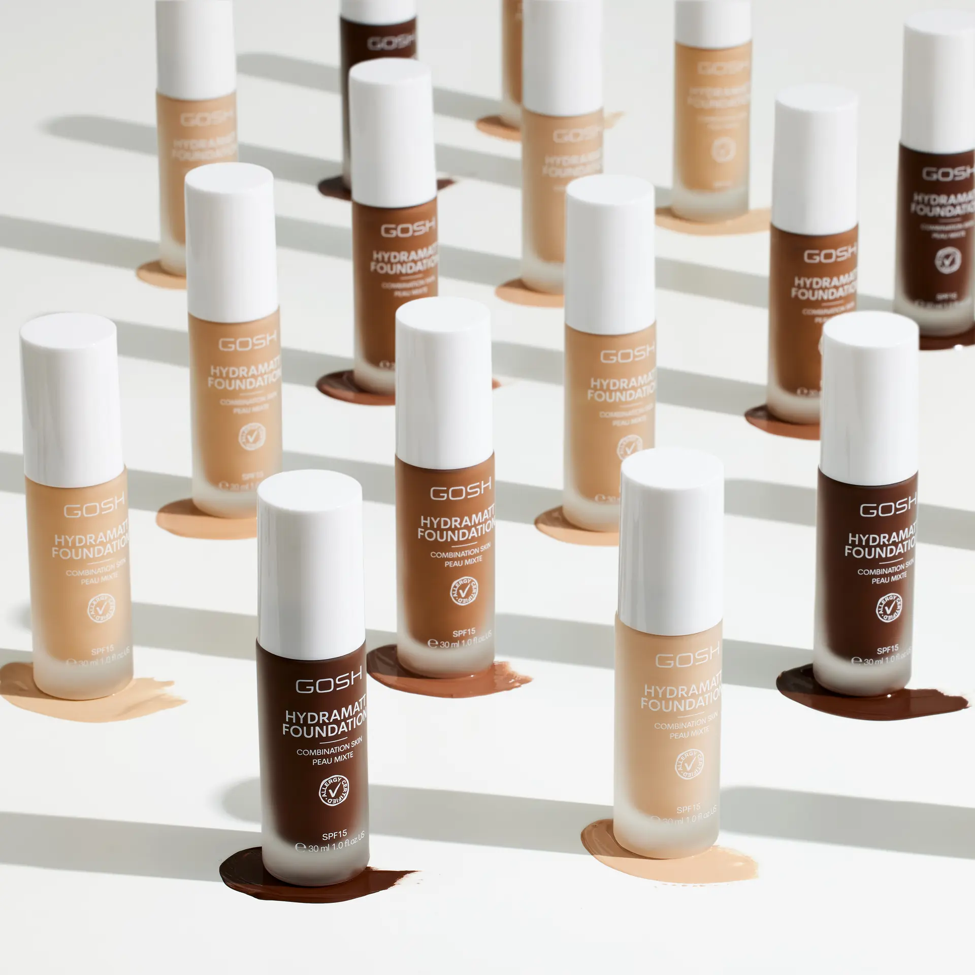 Gosh Hydramatt Foundation Light Warm 004Y SPF15 30ml - view 4