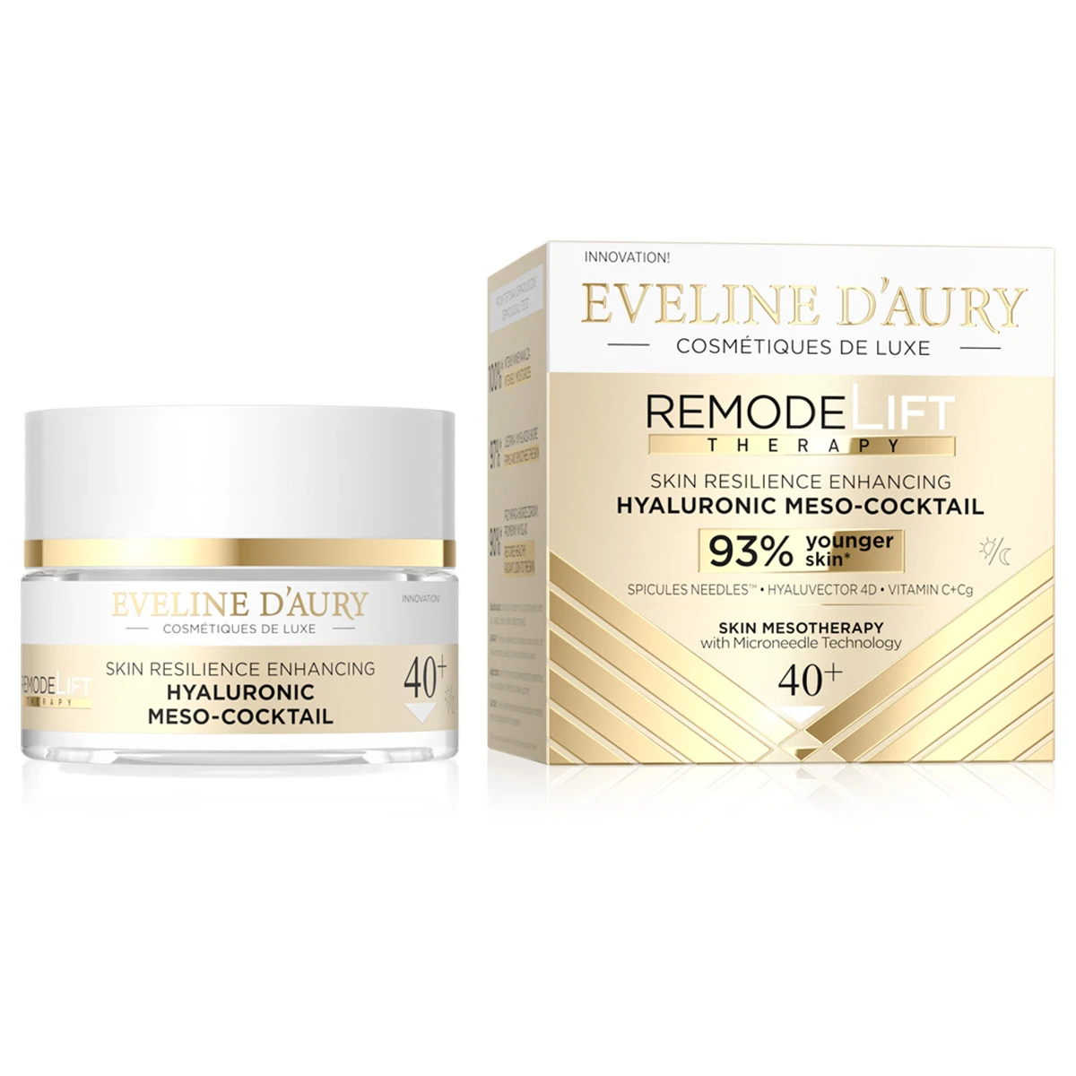 Eveline Remodelift Anti Wrinkle Cream 40+ With Microneedles 50 ml