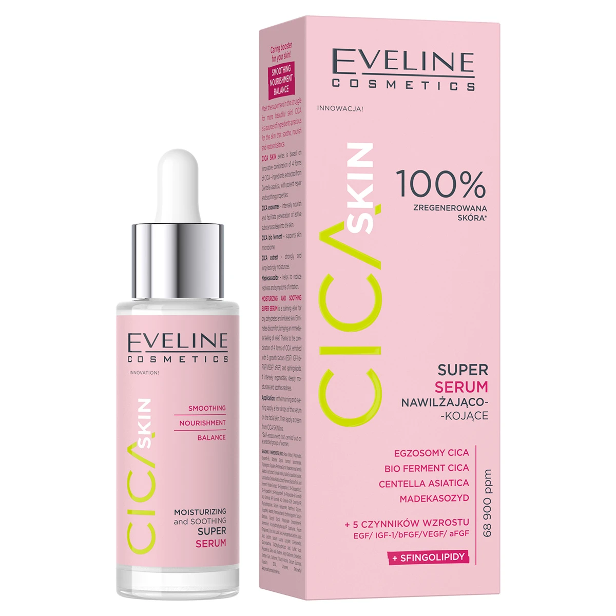 Eveline Cica Skin Moisturizing & Soothing Super Serum 30 ml