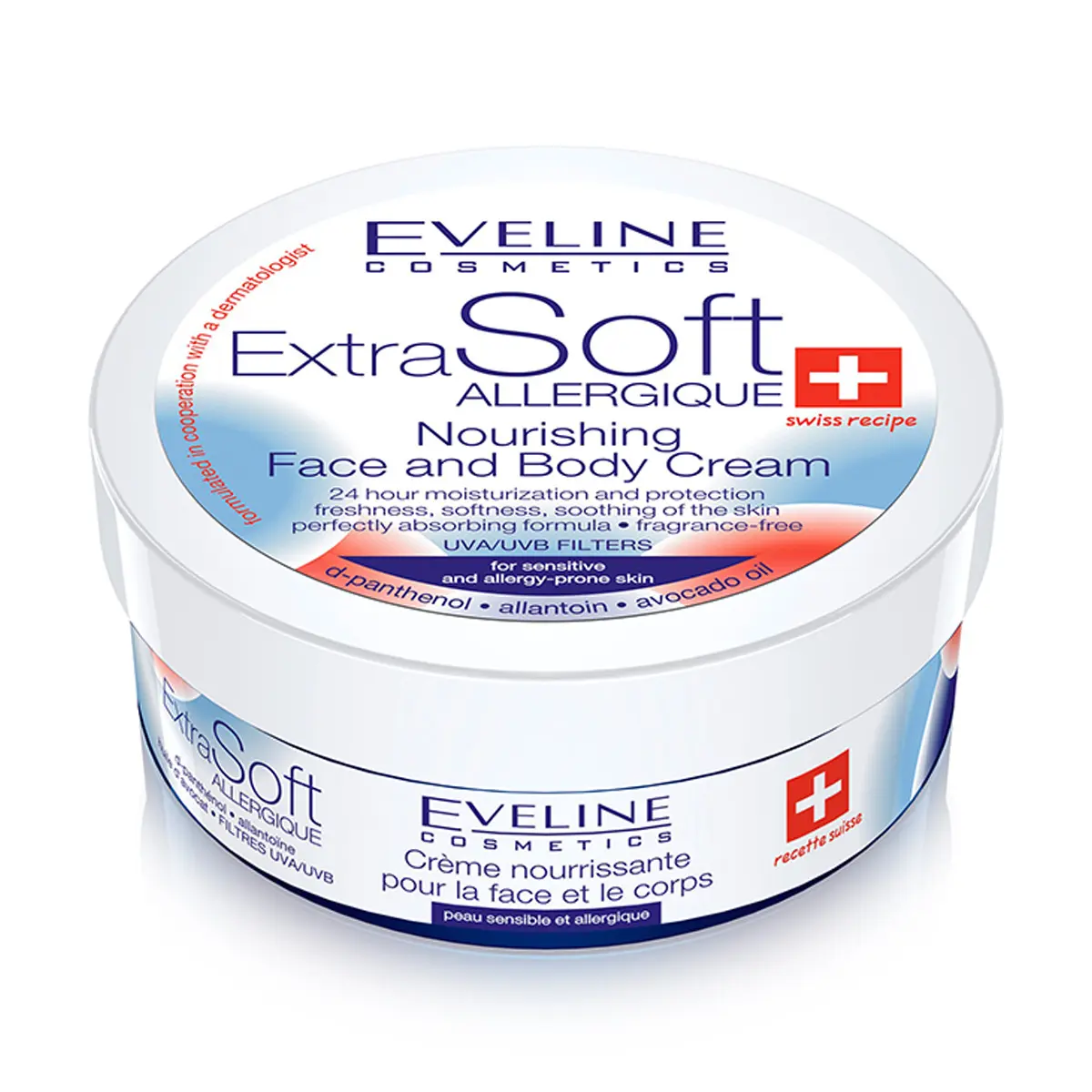 Eveline Extra Soft Face & Body Cream for Sensitive Skin 200 ml - view 1