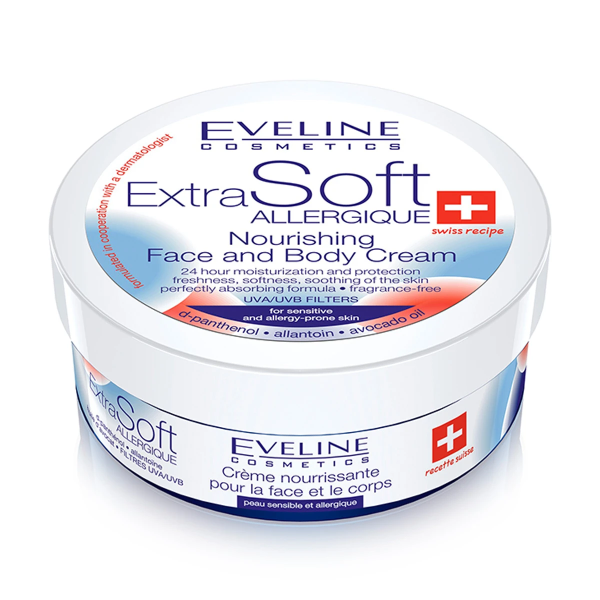 Eveline Extra Soft Face & Body Cream for Sensitive Skin 200 ml