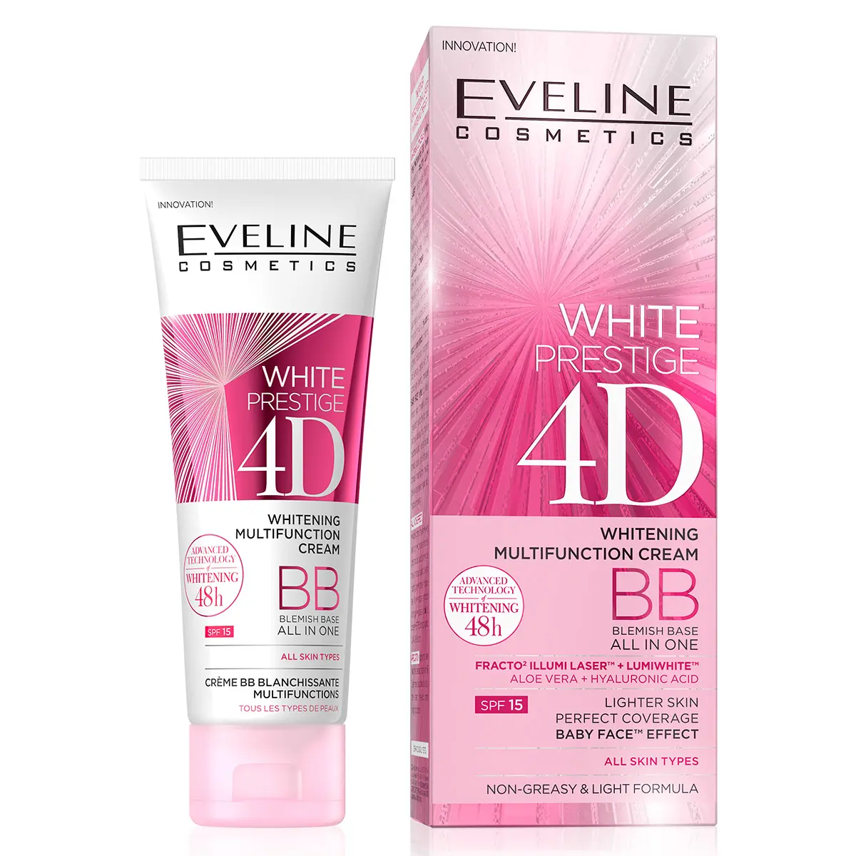 Eveline White Prestige 4D Whitening BB Cream 50 ml - view 5