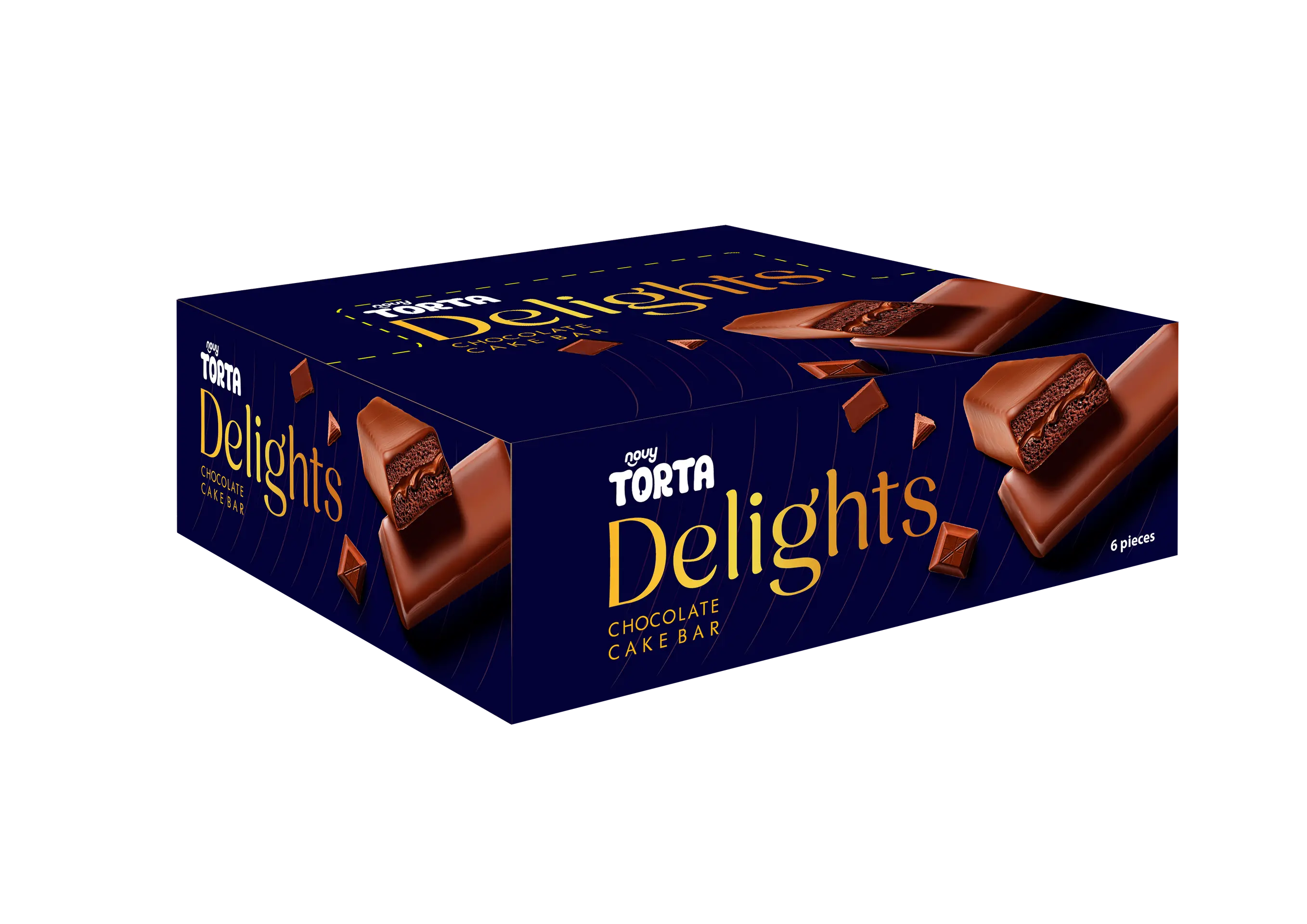 Novy Torta Cake Delights Chocolate Bar 240 gm - view 5