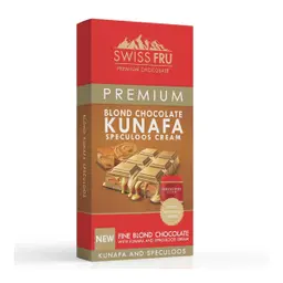 Swissfru blond kunafa bar with speculoos cream 150 gm